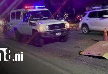 Hombre muere atropellado al cruzar imprudentemente una vía en Villa Fontana Foto: Hombre muere atropellado en Villa Fontana, Managua/TN8