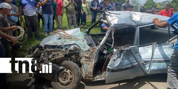 4 Foto: Choque en Boaco deja lesionados/TN8