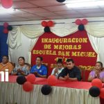 Familias celebran inauguración de mejoras en centro educativo de la Isla de Ometepe Foto: Ometepe estrena mejoras en colegio de San Miguel/TN8