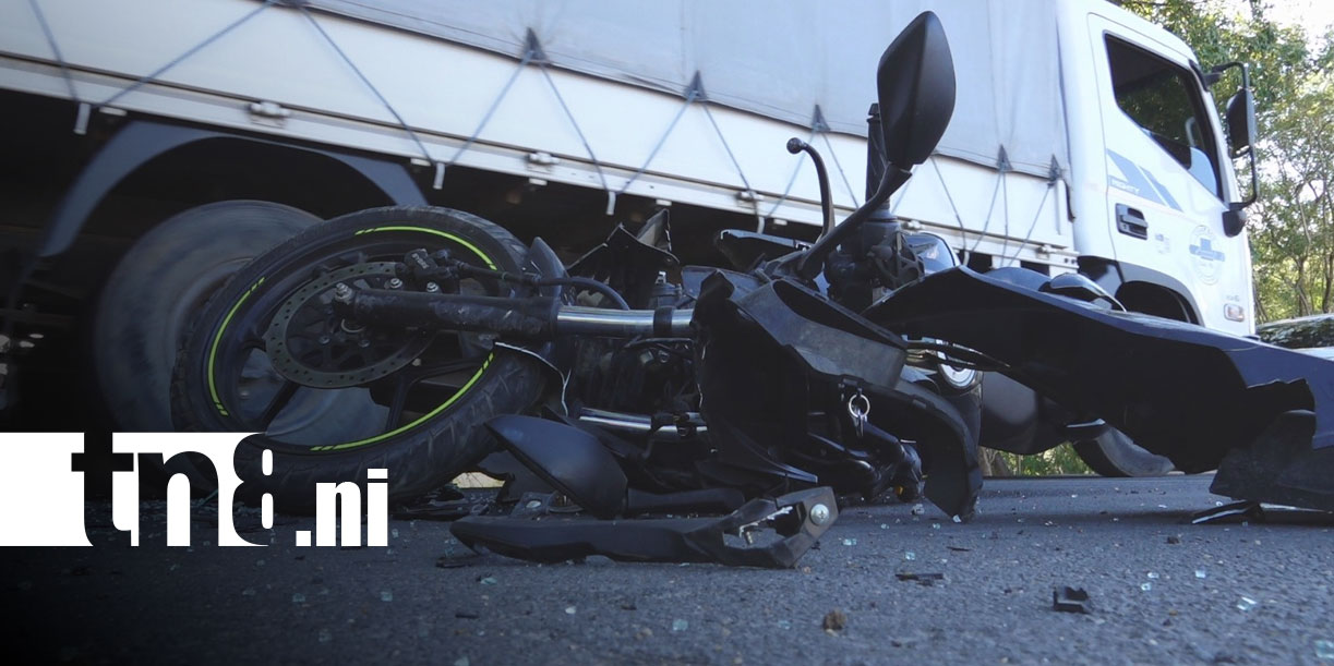 Foto: Accidente en Estelí deja motociclista gravemente lesionado/TN8