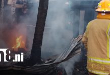 Foto: Incendio en Bilwi deja vivienda destruida y pérdidas materiales/TN8