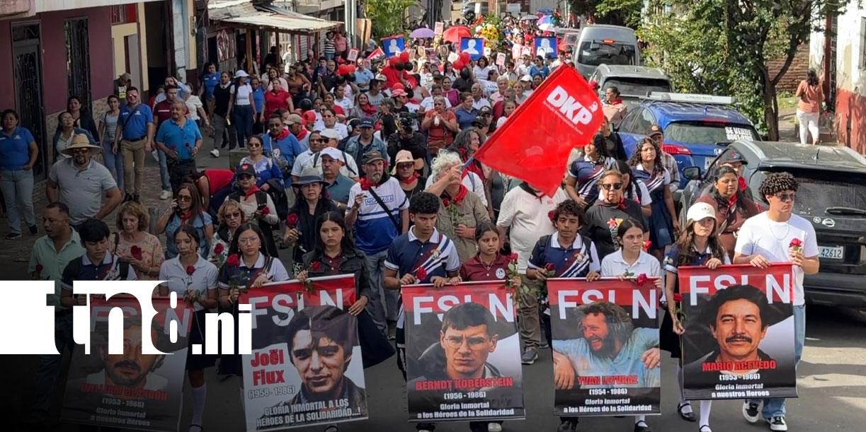 Foto: Internacionalistas asesinados reciben homenaje en Matagalpa/TN8