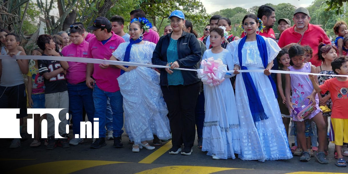 Foto: Managua mejora calles en Ciudad Belén/tn8