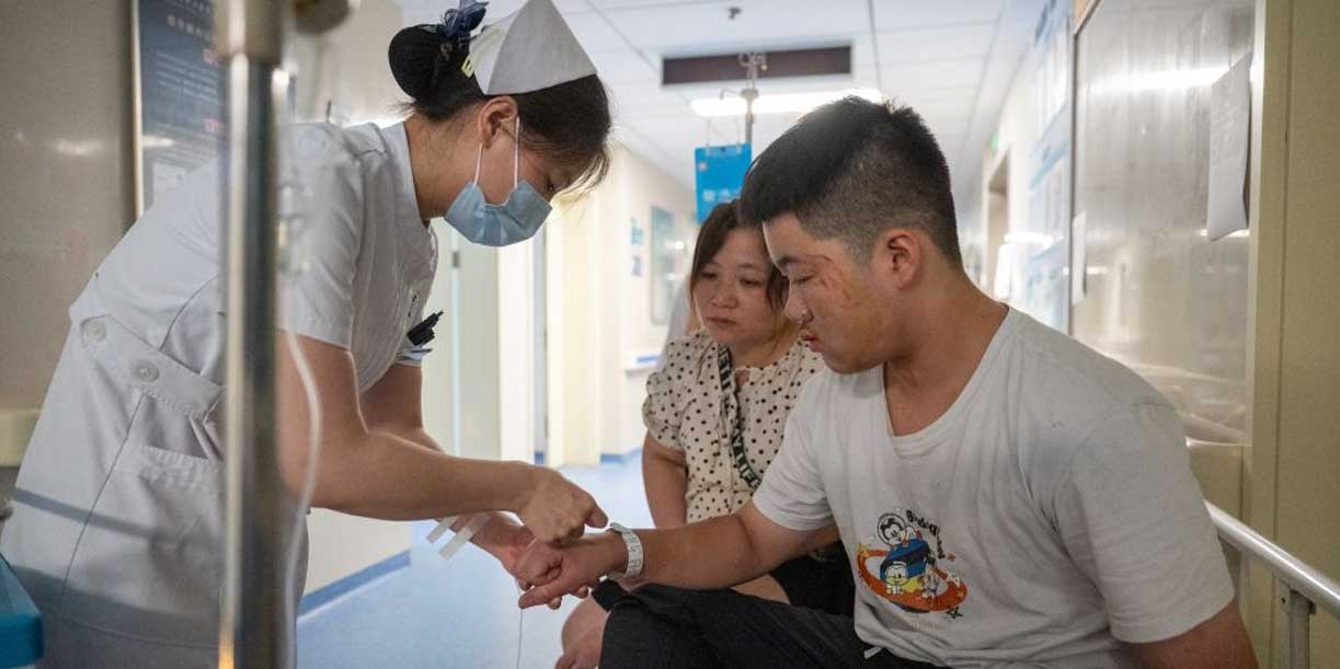 Foto: China intensifica rescates en Hubei/Cortesía