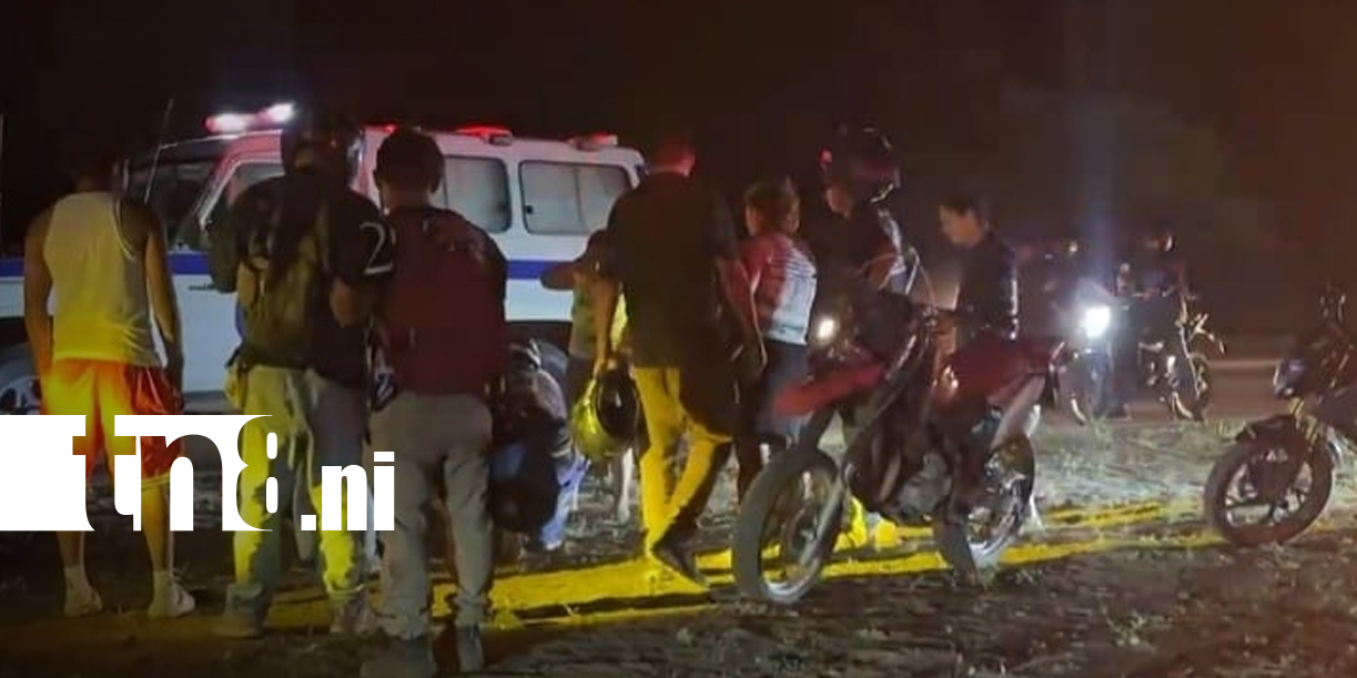 Foto: Dos accidentes casi simultáneos dejan cuatro lesionados en Managua/TN8