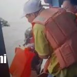 Foto: Mujer cae al Lago Cocibolca y es rescatada durante viaje a Ometepe/TN8