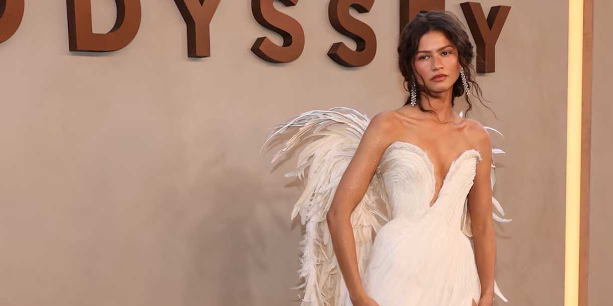 Foto: Zendaya roba todas las miradas con un espectacular look en la premiere de The Odyssey/Cortesía