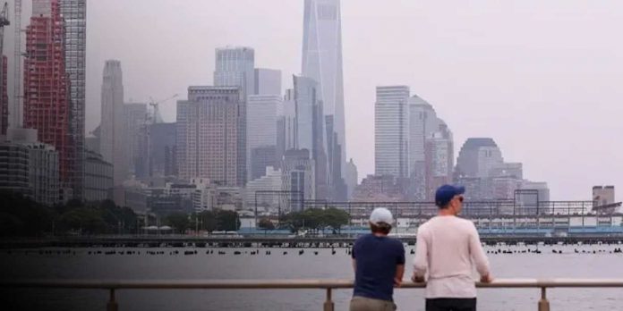 Foto:Alerta en Nueva York: humo de incendios de Canadá vuelve a cubrir la ciudad y afecta la salud/Cortesía Foto:Alerta en Nueva York: humo de incendios de Canadá vuelve a cubrir la ciudad y afecta la salud/Cortesía