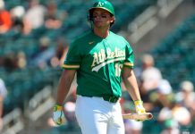 El 1B All-Star de Atléticos Nick Kurtz, a la lista de lesionados por esguince de pulgar nick, kurtz, athletics,