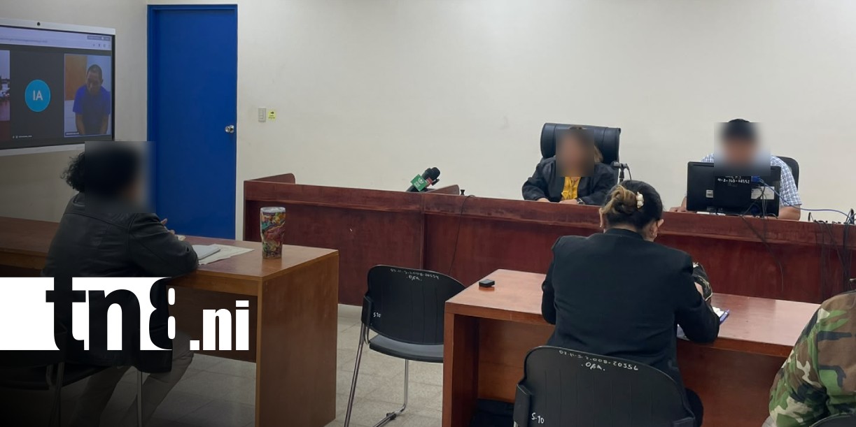 Foto: Juicio por femicidio en Nindirí, Masaya / TN8