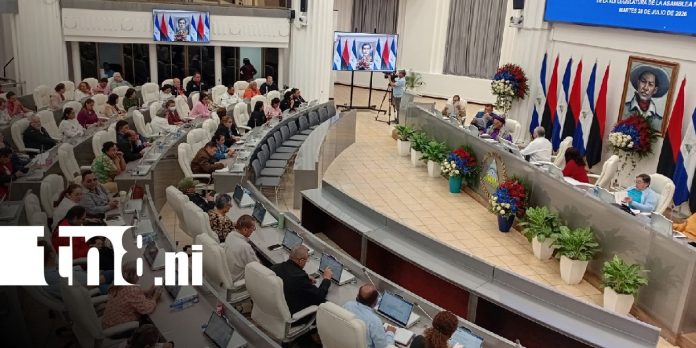 Foto: Sesión parlamentaria en Nicaragua / TN8