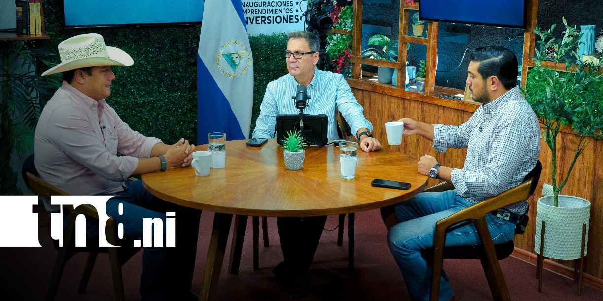 Foto: Estudio TN8 con el tema de la Feria Ganadera en Managua
