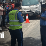 Foto: Mortal accidente de tránsito en sector de ENABAS, en Managua / TN8