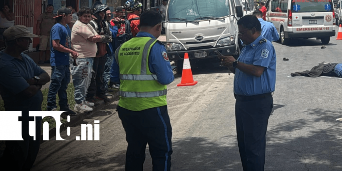 Foto: Mortal accidente de tránsito en sector de ENABAS, en Managua / TN8