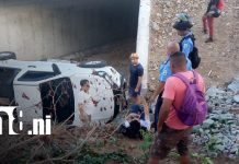 Foto: Accidentes de tránsito en Rivas / TN8