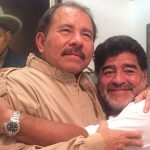Foto: Maradona y el Comandante Daniel Ortega
