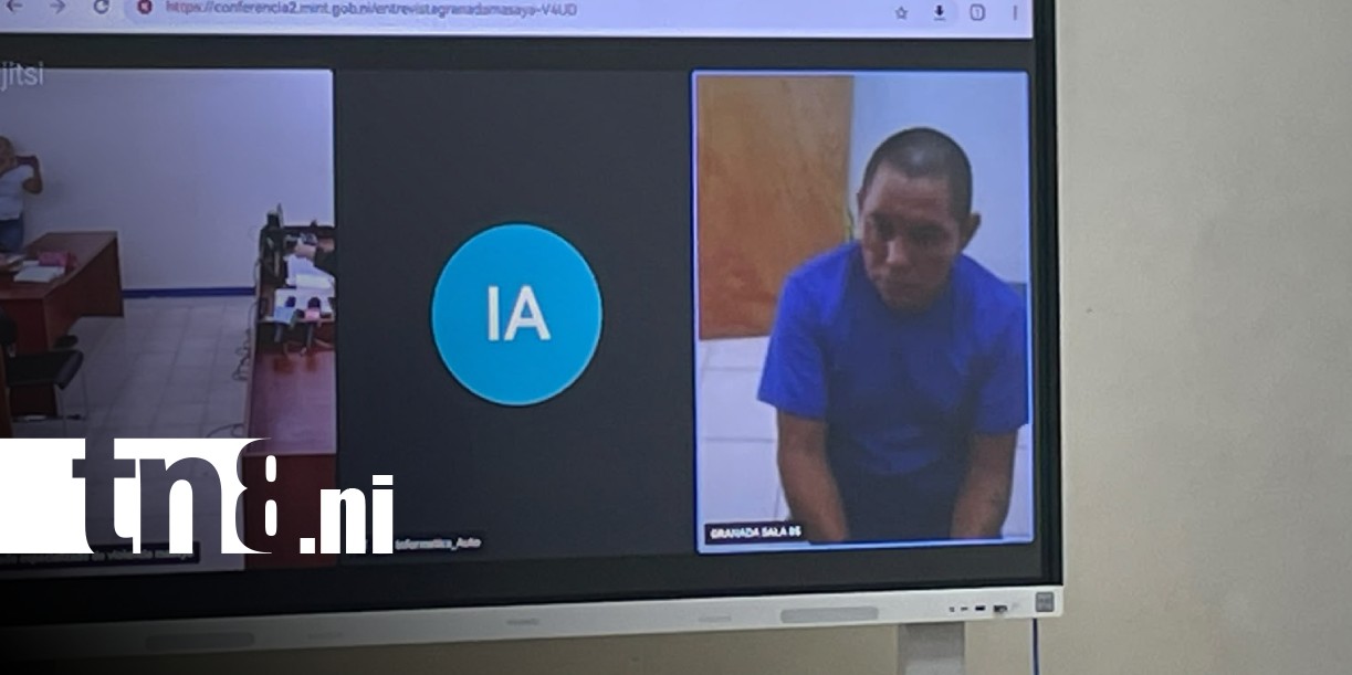 Foto: Juicio por femicidio en Nindirí, Masaya / TN8