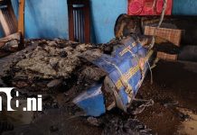 Foto: Incendio consume vivienda en el barrio Julio Buitrago, Managua / TN8