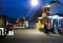 Foto: Nuevas luminarias en Ocotal / TN8
