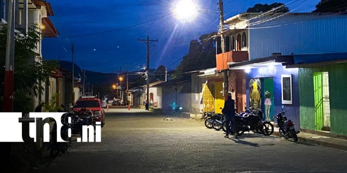 Foto: Nuevas luminarias en Ocotal / TN8