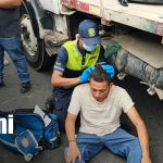 Foto:Insólito accidente en la carretera a Masaya deja a un hombre lesionado/TN8