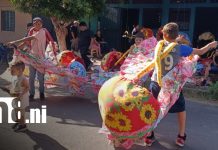 Foto: Cargadores tradicionales de Santo Domingo de Guzmán, en Managua / TN8