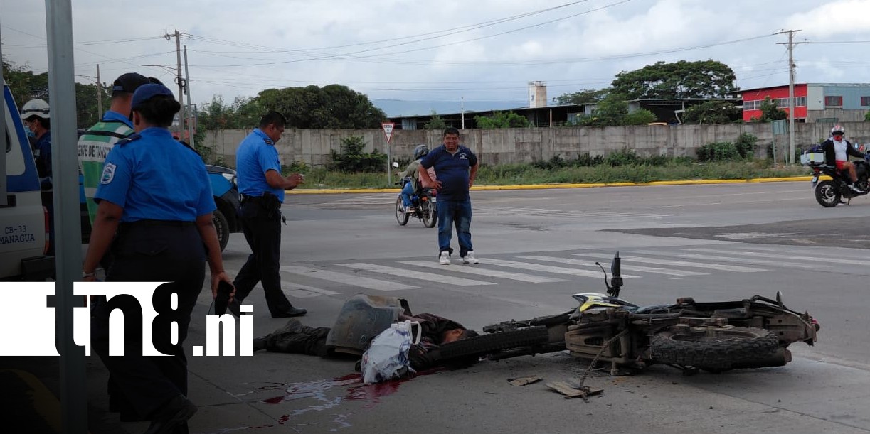 Foto: Accidente en el sector de Esquipulas, Managua / TN8