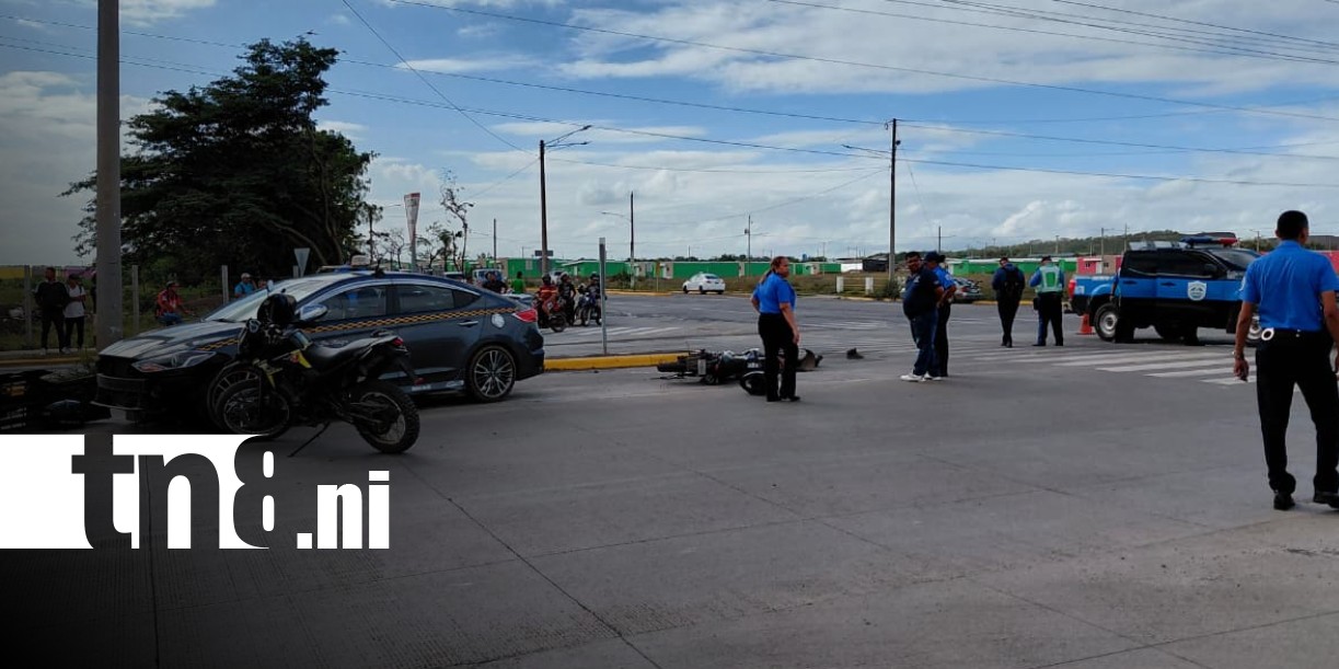 Foto: Accidente en el sector de Esquipulas, Managua / TN8
