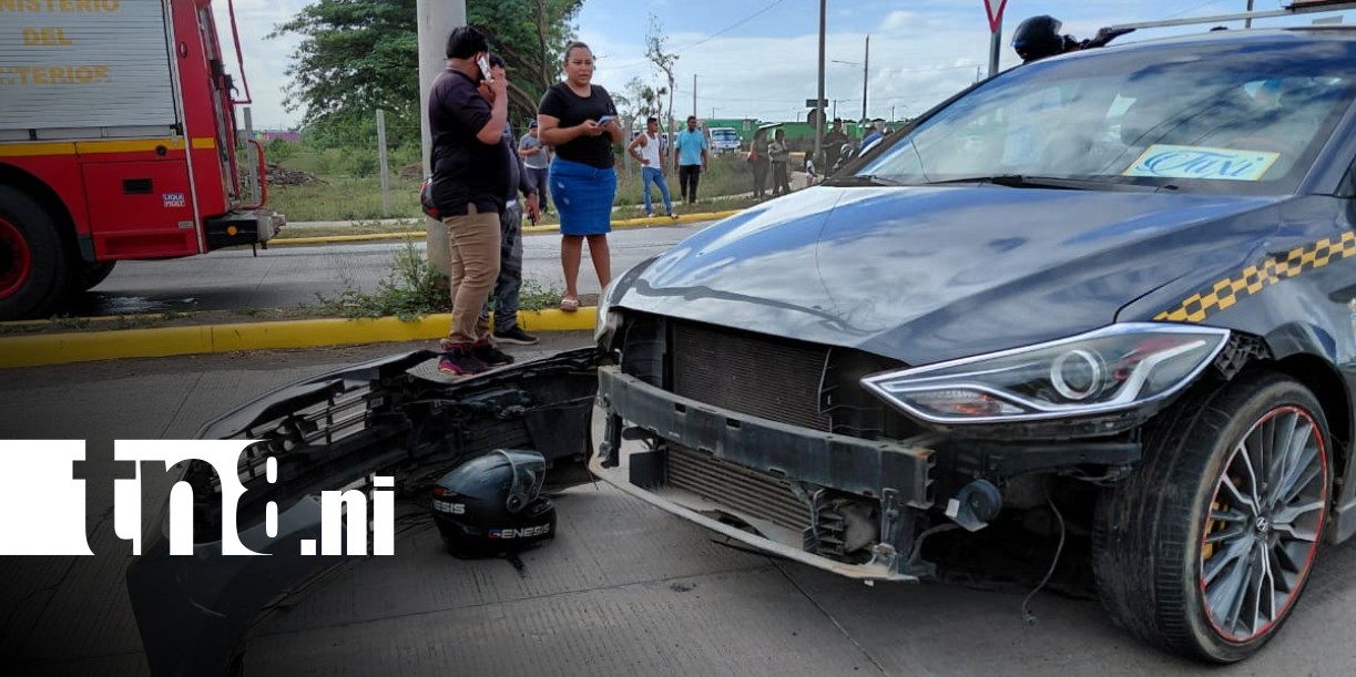 Foto: Accidente en el sector de Esquipulas, Managua / TN8