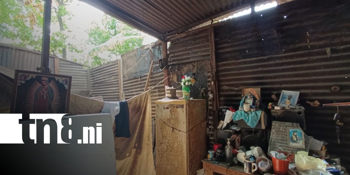 Foto: Fuertes vientos destruyen vivienda en Mateare / TN8