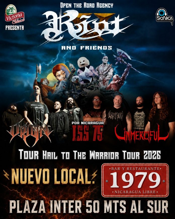Foto: Riot V llega a Nicaragua para una noche histórica de metal/Cortesía