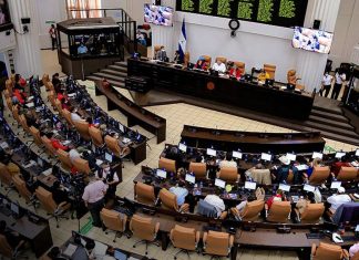 «Somos los nicaragüenses los que decidimos cuándo y cómo serán nuestras elecciones», afirma Gustavo Porras Foto: Parlamento de Nicaragua