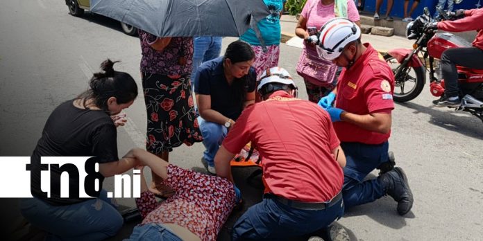 Foto: Accidente de tránsito en Managua / TN8 Foto: Accidente de tránsito en Managua / TN8