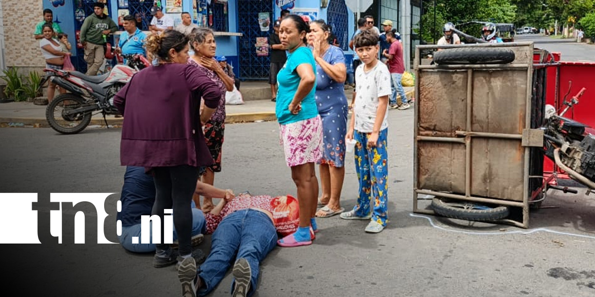 Foto: Accidente de tránsito en Managua / TN8