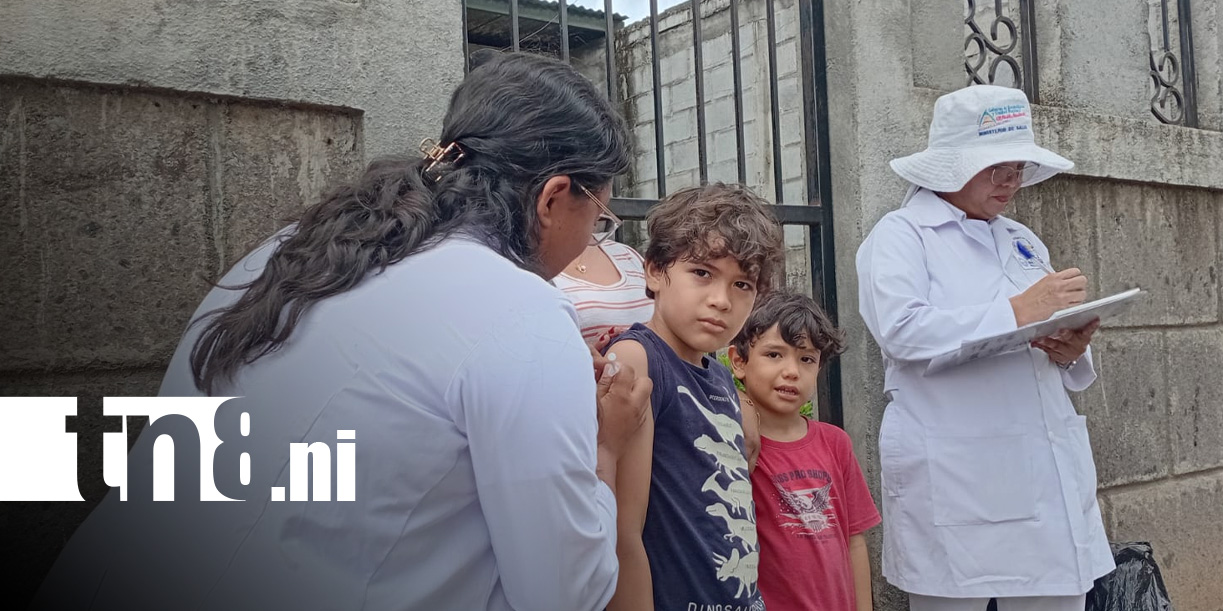 Foto: Vacunación contra la influenza en Managua / TN8
