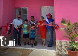 Sueño cumplido en Chinandega: Estrenan viviendas dignas en la Urbanización Nuevas Victorias Foto: Nuevas viviendas en Urbanización Nuevas Victorias Germán Pomares, Chinandega / TN8