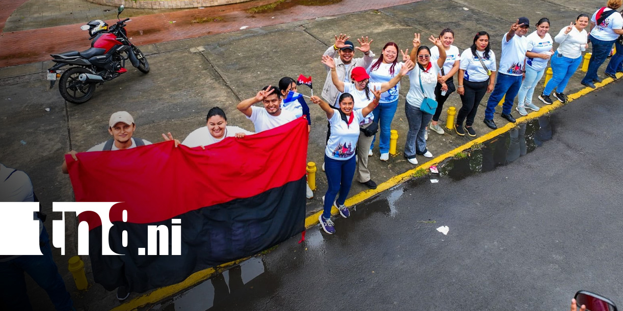 Foto: Ambiente de celebración del 47/19 desde Masaya / TN8