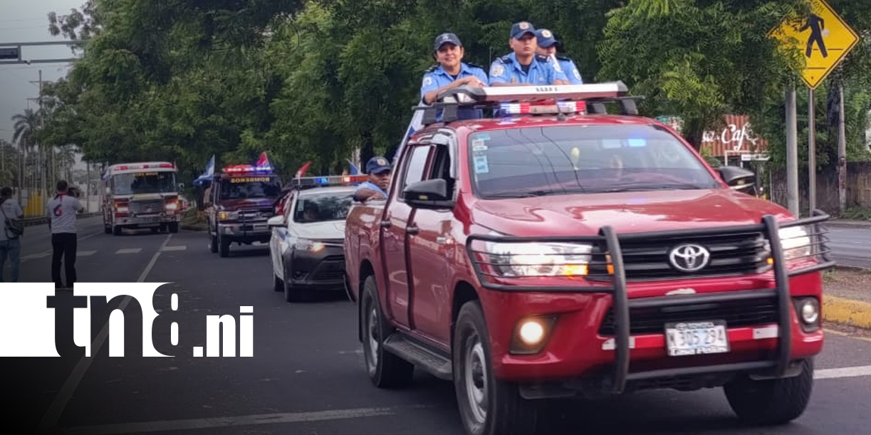 Foto: Diana de celebración de la Revolución Popular Sandinista en Managua / TN8