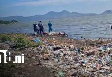 Hallan cuerpo de ciudadano desconocido en las costas del Lago de Managua Foto: Hallazgo de cadáver en las costas del Lago de Managua / TN8