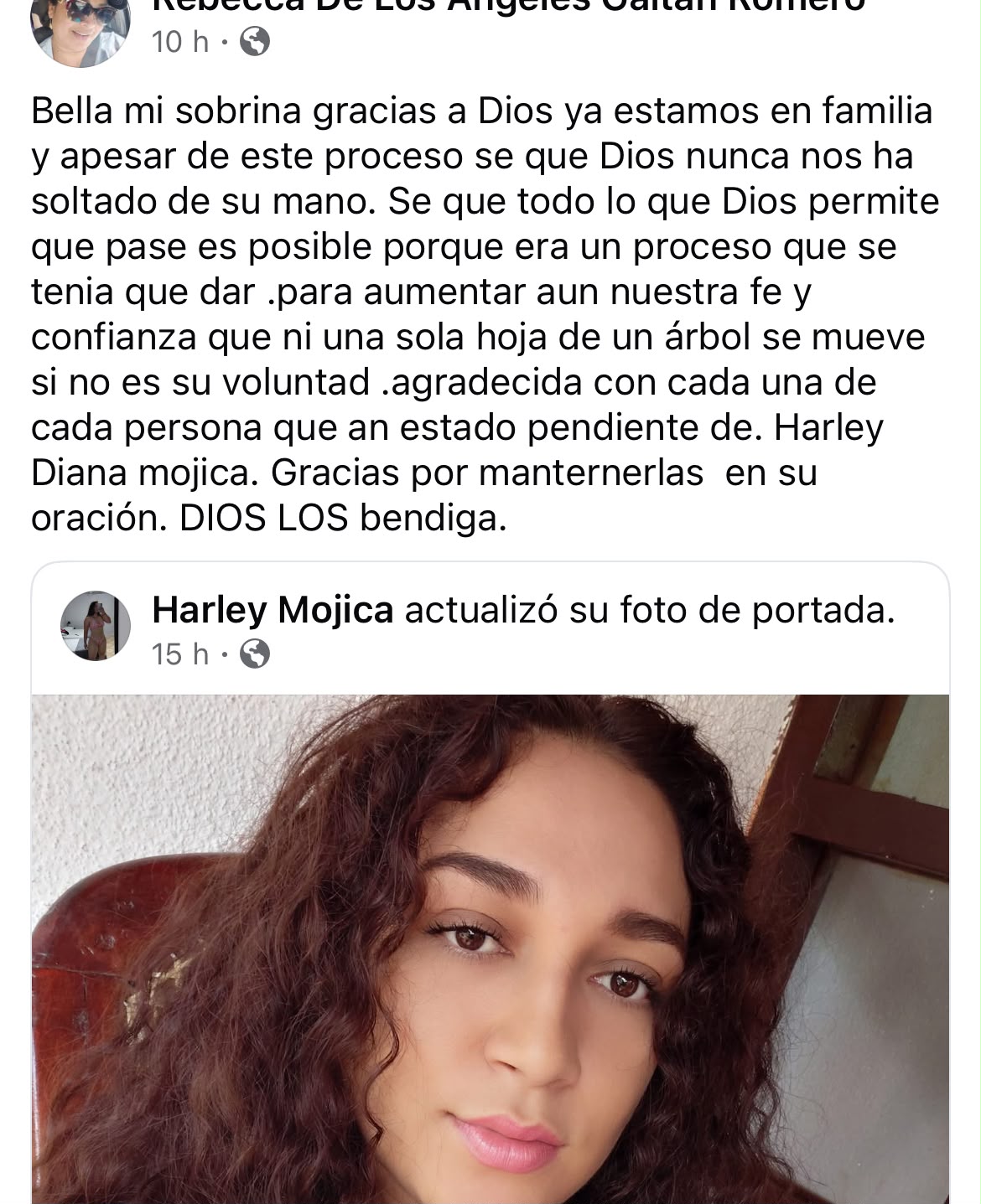 Foto: Harley Mojica está pasando su proceso judicial desde el hogar