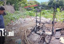 Foto: Robo y quema de caponera en Managua / TN8