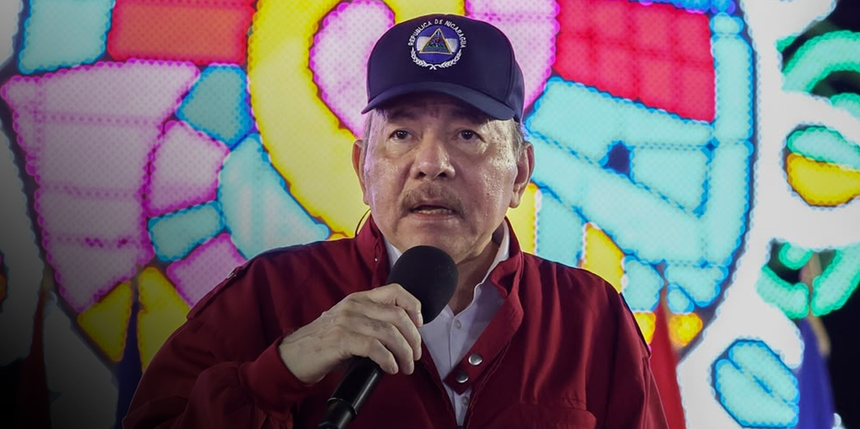 Foto: Comandante Daniel Ortega, Co-Presidenta de Nicaragua, en acto del 47/19