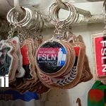 Desde 60 córdobas: mercados capitalinos ofrecen artículos para el 19 de Julio Foto: Artículos alusivos al 19 de julio en los mercados de Managua / TN8