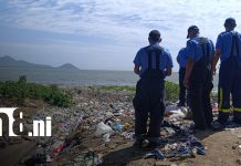 Hallan cuerpo de ciudadano desconocido en las costas del Lago de Managua Foto: Hallazgo de cuerpo en el Lago de Managua / TN8