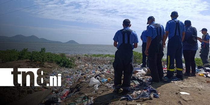 Foto: Hallazgo de cuerpo en el Lago de Managua / TN8 Foto: Hallazgo de cuerpo en el Lago de Managua / TN8