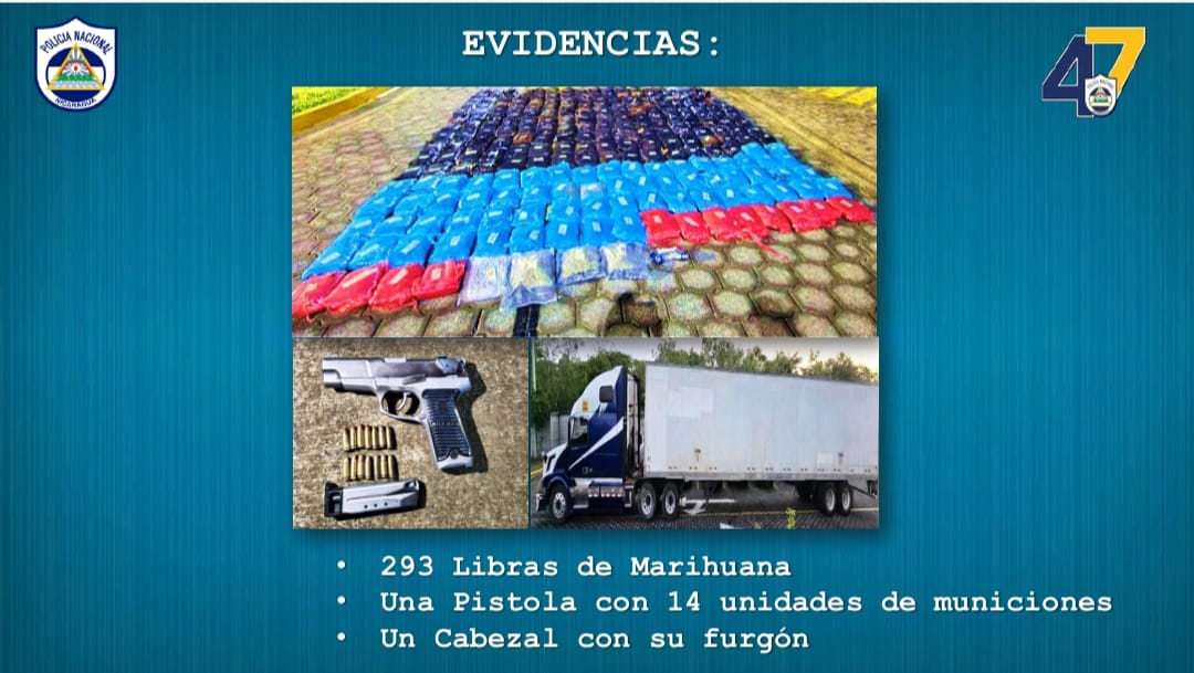 Foto: Incautación de drogas en Somotillo, Chinandega / TN8