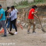 Managua: Vecinos retiran basura equivalente a nueve meses de residuos Foto: Campaña en Managua para eliminar botaderos ilegales / TN8