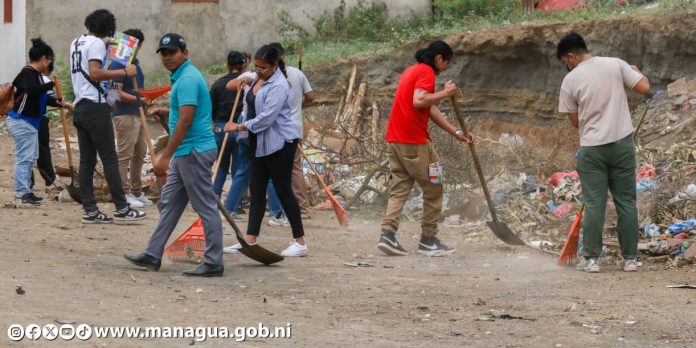Foto: Campaña en Managua para eliminar botaderos ilegales / TN8 Foto: Campaña en Managua para eliminar botaderos ilegales / TN8