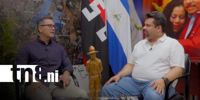Foto: Fidel Moreno, entrevista en Estudio TN8