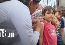 Foto: Vacunación contra la influenza en Managua / TN8
